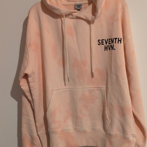 Tops - Seventh HVN Peach Hoodie